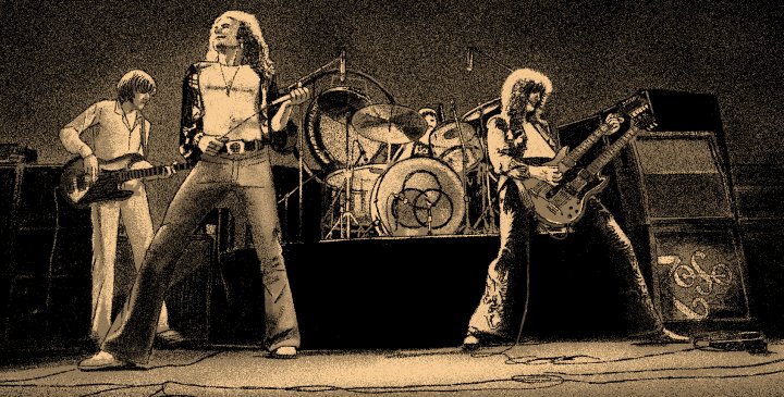 Led Zeppelin en Bande Dessinée - Par Collectif – Editions Petit à Petit