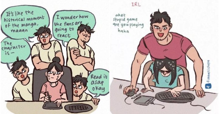 My Giant Nerd Boyfriend - Par Fishball - WEBTOON