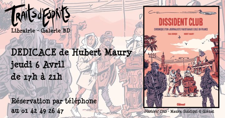 Hubert Maury chez Traits d'esprit (Paris)