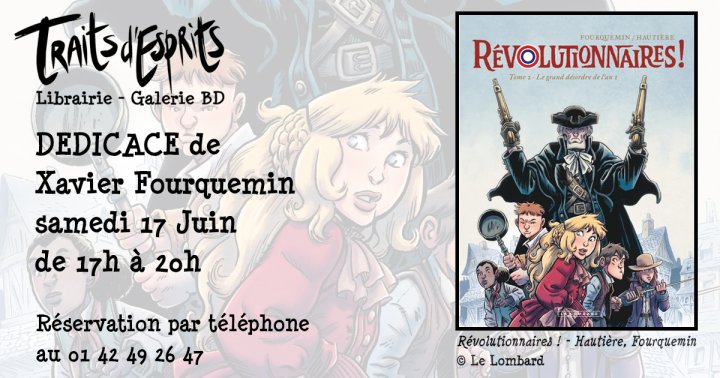 Xavier Fourquemin chez Traits d'esprit (Paris)