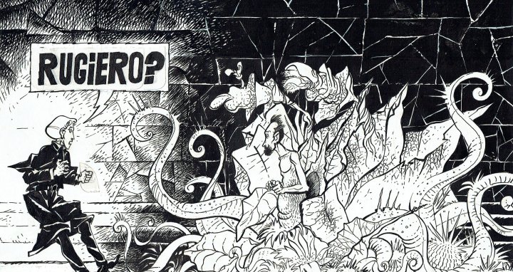 Exposition-vente - Antonio Cossu - à la galerie Comic Art Factory (Bruxelles)