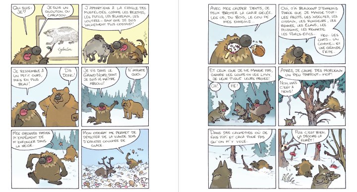 Glouton, la terreur des glaces - Par B-gnet - BD Kids