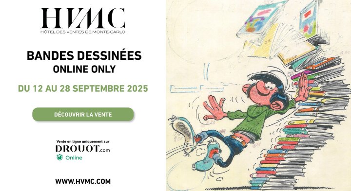 Moebius, Franquin, Uderzo, Hermann, Ledroit… Les stars du franco-belge de l'Hôtel des Ventes de Monte Carlo sont en ligne sur Drouot.com
