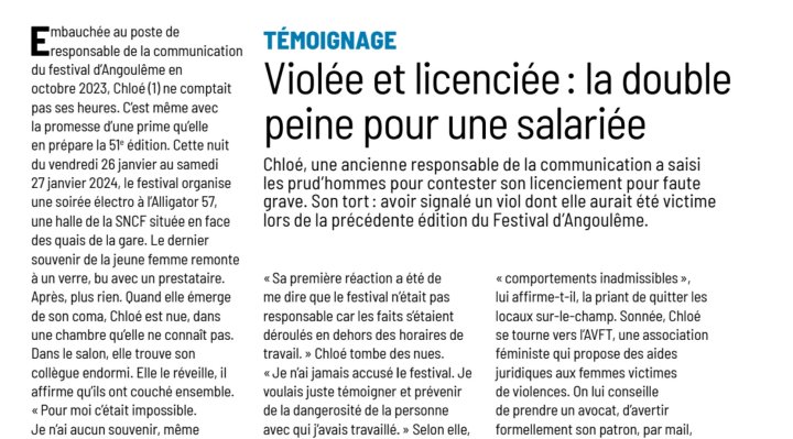 Lucie Servin, personnalité BD de l'année 2025