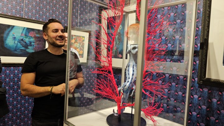L'actualité chargée de Benjamin Lacombe et de ses Freaks à la galerie Daniel Maghen [VIDEO]