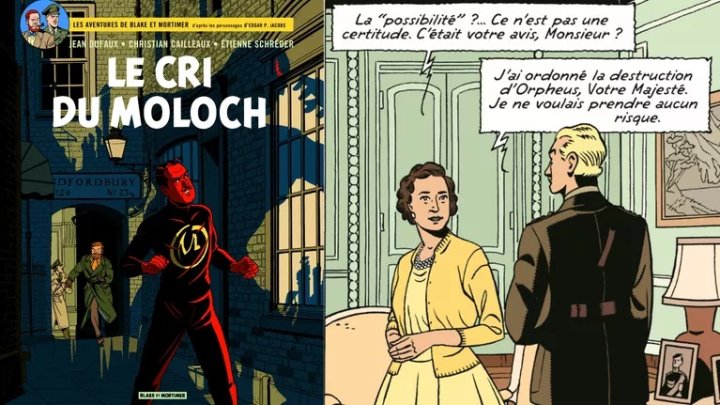 Il paraît aujourd'hui : « Le Cri du Moloch », le nouveau Blake et Mortimer
