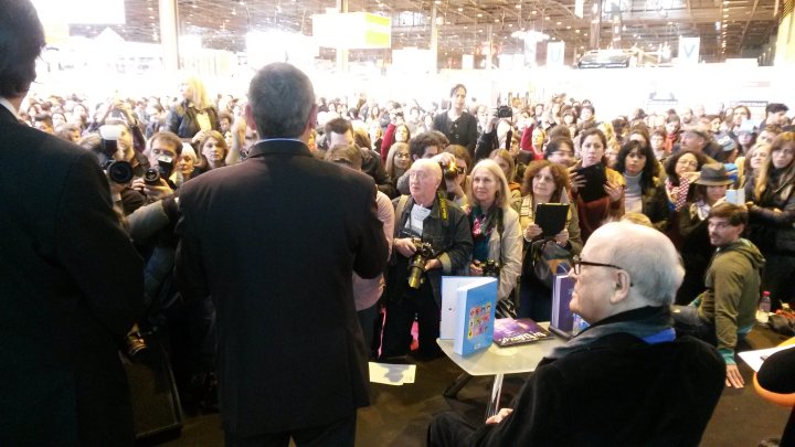 Légion d'honneur pour Quino et Mafalda au Salon du Livre de Paris 2014