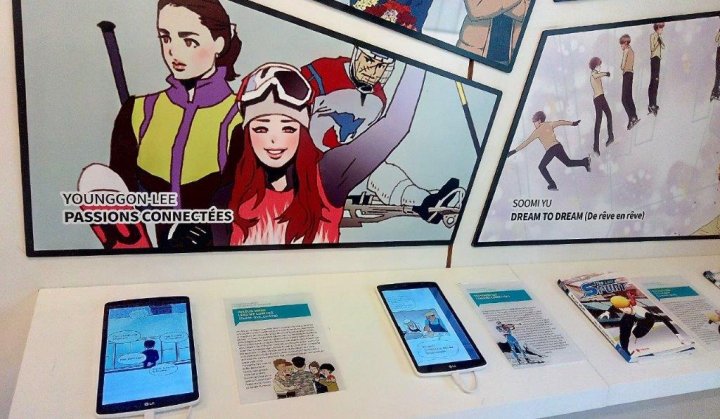 Les JO en Corée, le webtoon à Paris