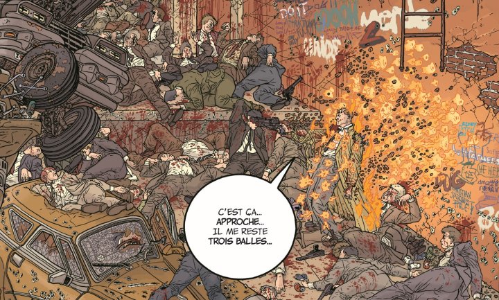 La formidable nouvelle édition de Hard boiled de Frank Miller, Geof Darrow et Dave Stewart chez Futuropolis