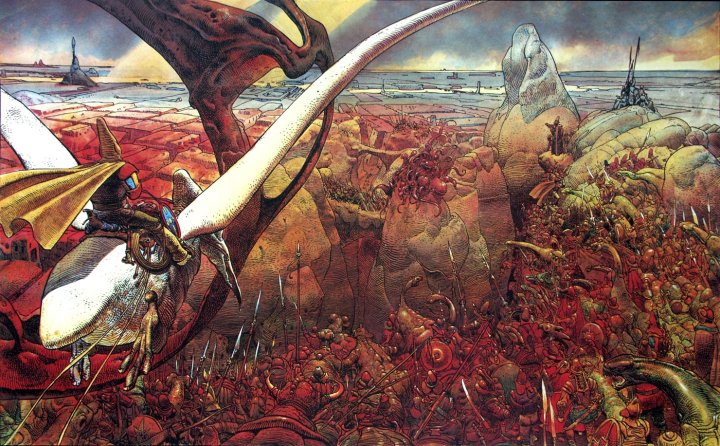 Arzach et le Major Grubert célèbrent les 80 ans de la naissance de Moebius