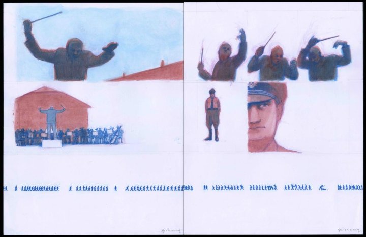 Gaétan Nocq au Mémorial du camp de Rivesaltes (66)