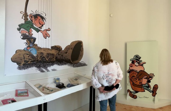 Franquin à l'Abbaye de Flaran dans le Gers