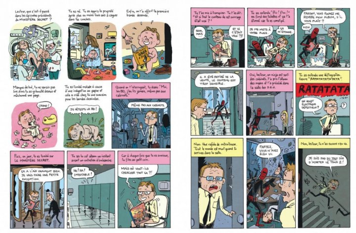 Le Ministère secret T. 2 : Trembler en France – Par Joann Sfar & Mathieu Sapin – Dupuis