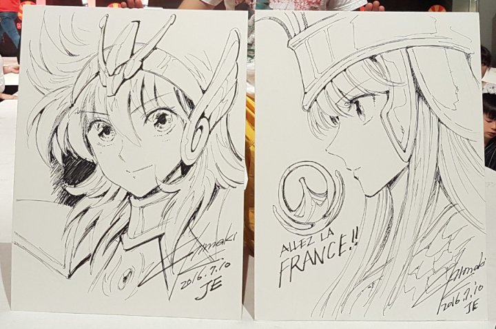 Japan Expo 2016 : Chimaki Kuori parle de "Saint Seiya : Saintia Shô" et de ses héroïnes.