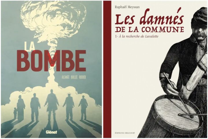 "La Bombe" et "Les Damnés de la Commune" lauréats du premier prix de la bande dessinée « Les Galons de la BD »