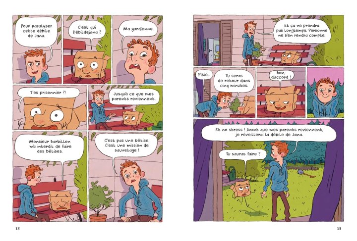 Mathis et le carton magique T. 2, Baby-Sitter d'enfer - Par Patrick Wirbeleit & Uwe Heifschötter - Ed. Sarbacane