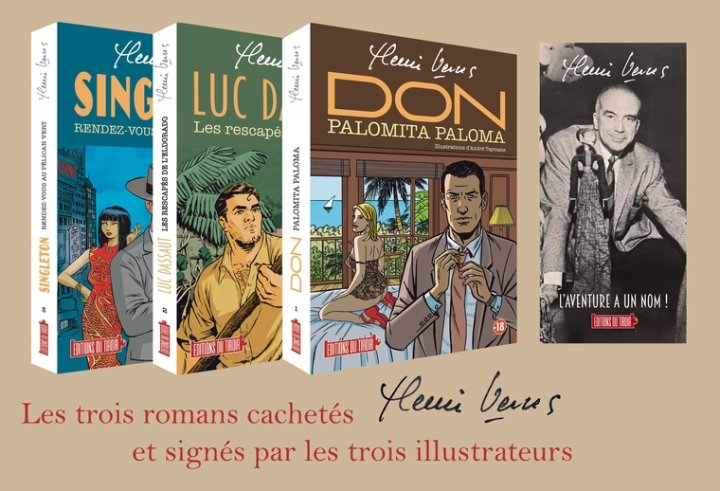 Les "introuvables" d'Henri Vernes réédités aux Editions du Tiroir
