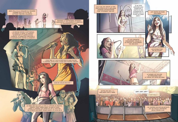 Amy Winehouse en BD - Par Tony Lourenço et Elsa Gamblain – Ed. Petit à Petit