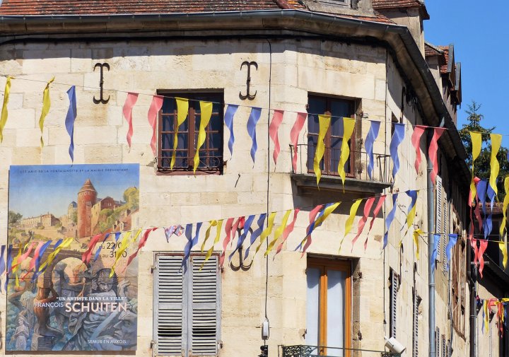 François Schuiten, "Un artiste dans la ville" à Semur-en-Auxois