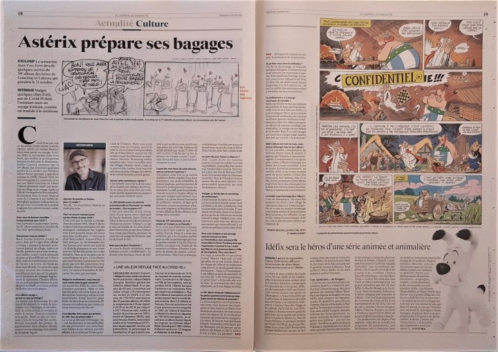 En 2021, Astérix part en voyage