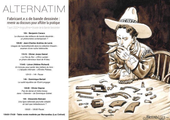 Alternatim Fabricant.e.s de bande dessinée : revenir au discours pour affûter la pratique (Musée de la bande dessinée, Angoulême)