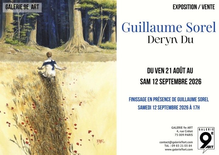 Guillaume Sorel à la Galerie 9eArt (Paris) : Deryn Du