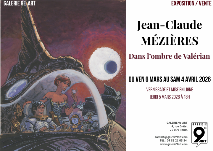 Exposition : Jean-Claude Mézières - Dans l'ombre de Valérian