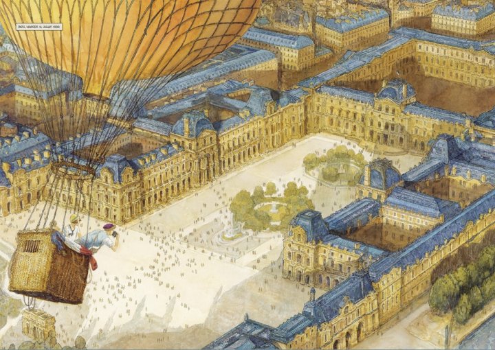L'Exode du Louvre T. 1 - Par Gradimir Smudja - Ed. Futuropolis.