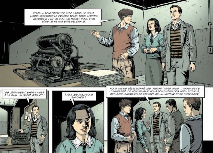 La Rose blanche : Des étudiants contre Hitler – Par Vivier, Delvecchio, Rizzato – Éditions Plein Vent