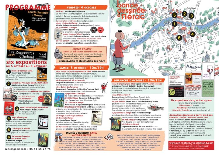 Les Rencontres Chaland 2019 - BD à Nérac (47600) : Catel à l'honneur !