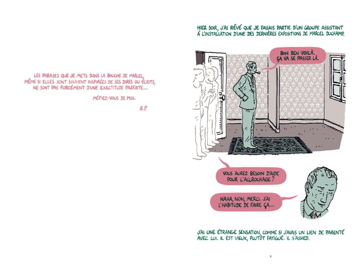"Duchamp Marcel, quincaillerie", biographie précise et distanciée de l'artiste