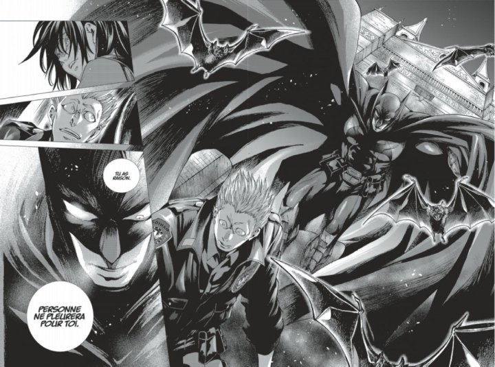 Batman and the Justice League : Batman en manga, par Shiori Teshirogi !