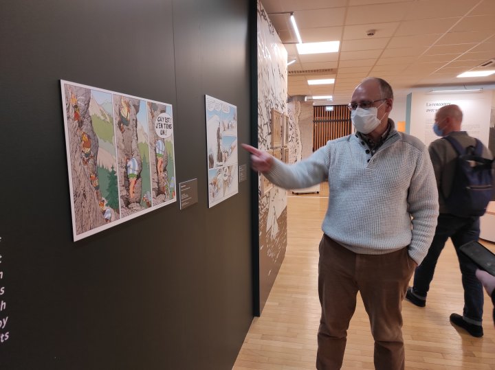 À Megève, l'exposition "Lignes de crête" place la BD au sommet