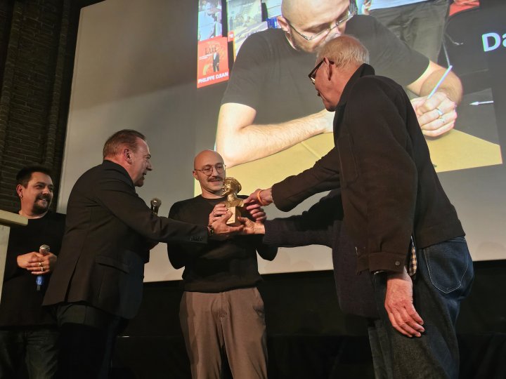 BD BOUM 40 : David Prudhomme Grand Boum 2023 et Laurent Galandon, Prix Lob du scénario.
