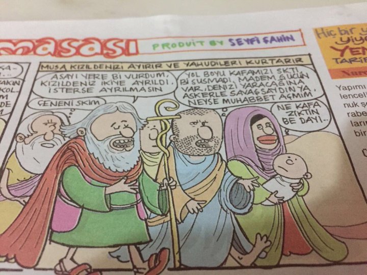Pour une caricature de Moïse, le journal turc Gırgır ferme ses portes.