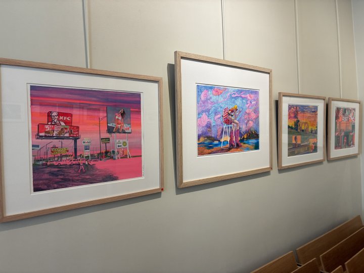 Sur la route avec Elene Usdin à la Galerie Barbier 