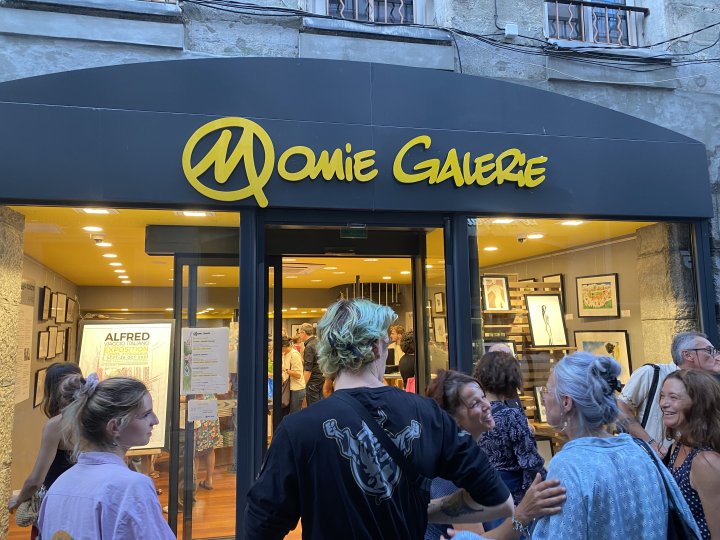 Un air d'Italie avec Alfred à la Momie galerie de Grenoble