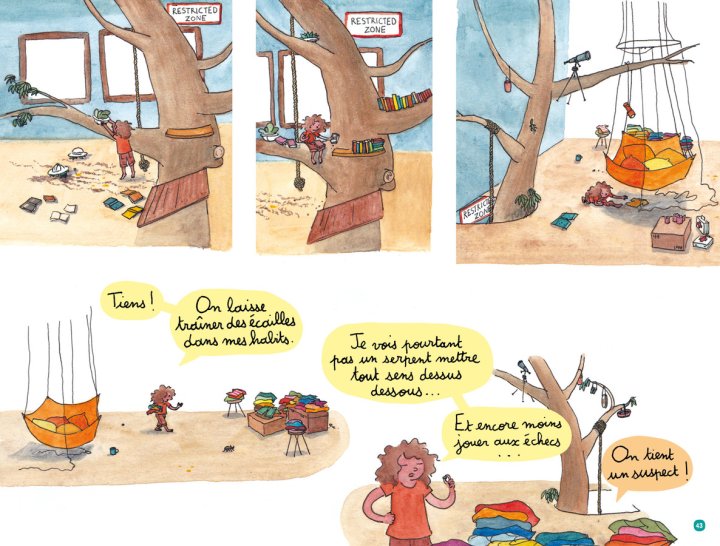 Jeanne détective de la jungle - Par Michel-Yves Schmitt & Lucie Maillot - La Malle aux Images