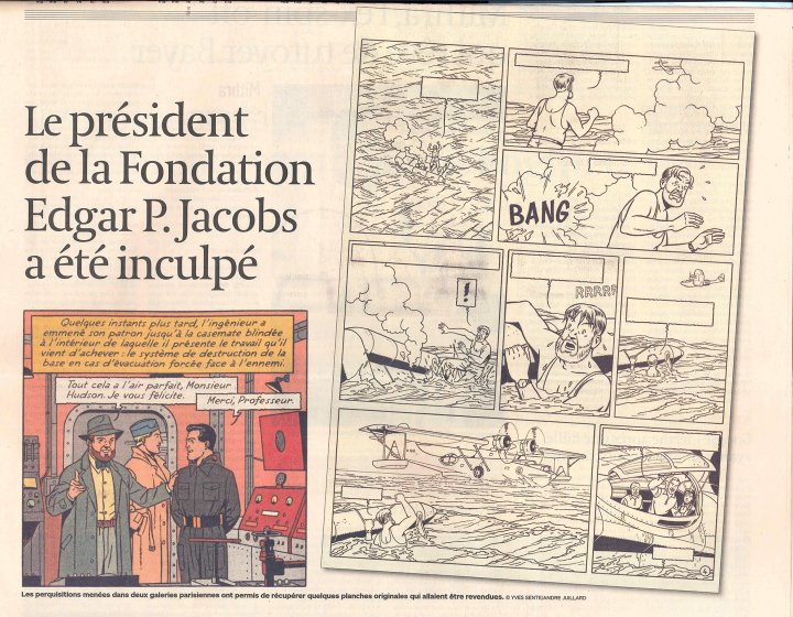 TRIBUNE LIBRE À Didier Pasamonik : Le piège diabolique des planches d'Edgar P. Jacobs
