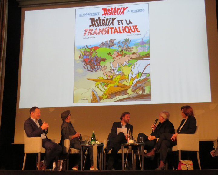 Astérix, la Ferrari de l'édition française, à l'Automobile Club de France