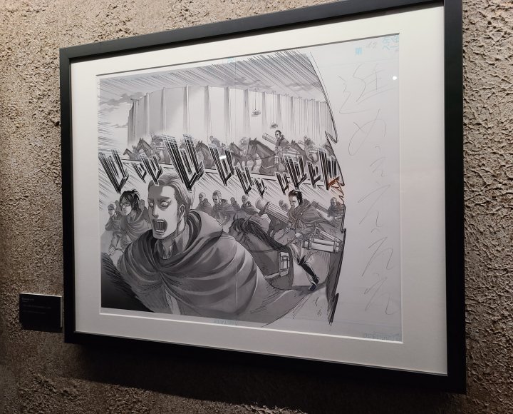 Angoulême 2023 - Exposition L'Attaque des Titans : De l'Ombre à la Lumière de Hajime Isayama