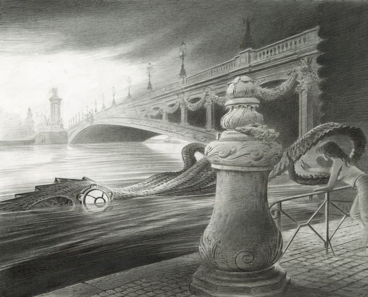 François Schuiten & Jules Verne à la Galerie 9e Art (Paris)