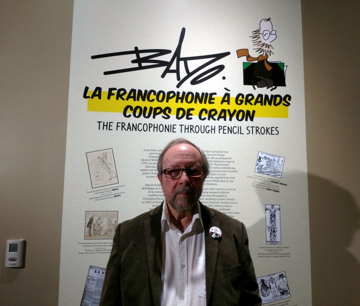 Rétrospective Bado : 40 ans de caricatures au Muséoparc Vanier