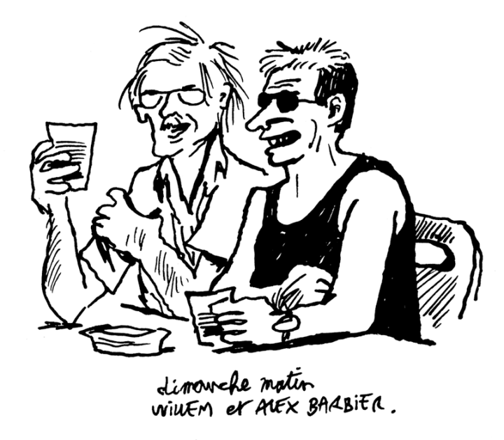 Alex Barbier dessinait, peignait... et chantait !