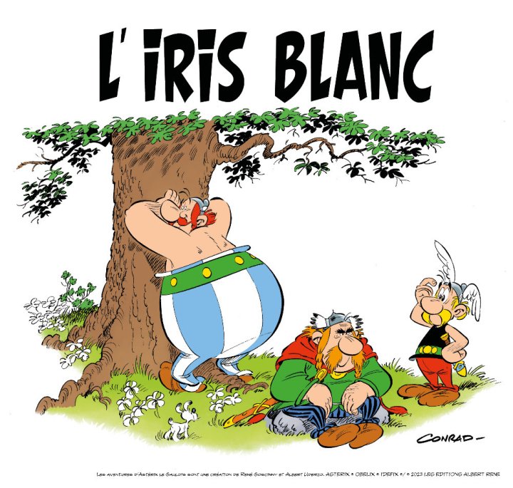 Le quarantième album d'Astérix s'appellera « L'Iris Blanc »