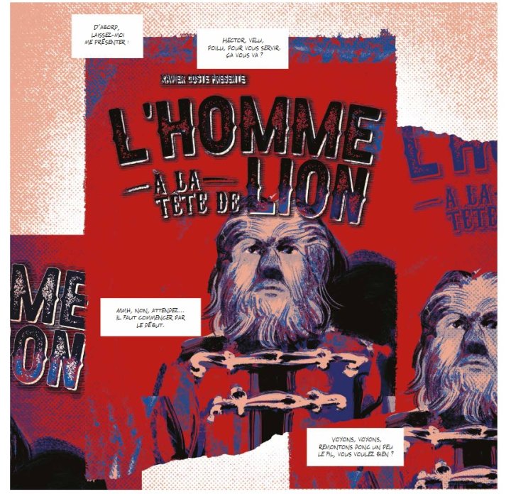 « L'Homme à la tête de lion », la nouvelle réussite de Xavier Coste, chez Sarbacane
