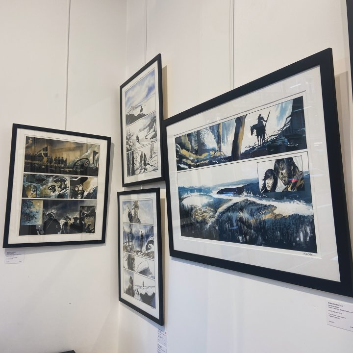 Victor Hubinon et Bernard Vrancken : permanence de la Bande Dessinée belge à la Galerie Maghen