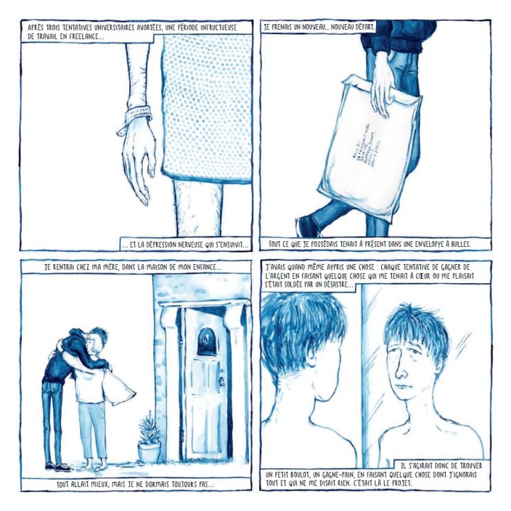 "Courtes distances" : les portraits mélancoliques de Joff Winterhart