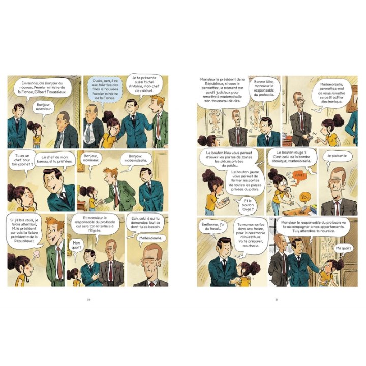La Fille du Président T. 1 : Premier tour - Par Vincent Cuvellier & Olivier Deloye - Auzou