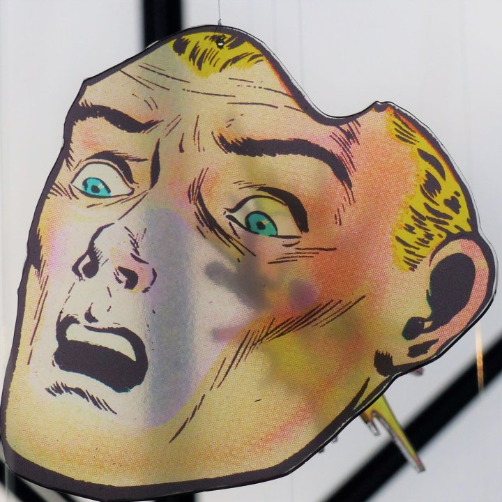 Samplerman, super-héros de la bande dessinée-collée